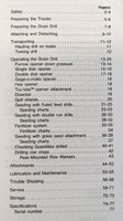 Service Parts Operators Manual For John Deere 8100 8200 8300 Grain Drills 43475-