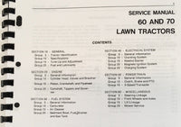 Service Parts Operators Manual Set For John Deere 70 Lawn Tractor SN 25001-Up JD