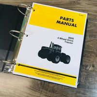 Parts Manual For John Deere 8850 Tractor Catalog Book Assembly Schematic Views