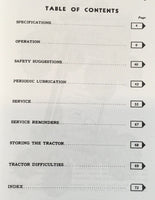 Service Parts Operators Manual Set For John Deere 330 Standard & Utility Tractor