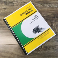 Operators Manual For John Deere 4400 Combine Owners Maintenance SN 151501-201250