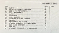 Parts Manual For John Deere 700 Hydraulic Controlled Scraper Catalog Assembly JD