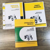 Service Parts Operator Manual Set For John Deere 2010 Gas Wheel Tractor 10001-Up