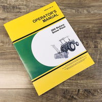 Operators Manual For John Deere 260 Rotary Plow for 2030 Tractor Owners Book Jd