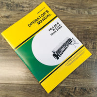 Operators Manual For John Deere DF208C DF1610C B264C B177C B217C Grain Drill JD