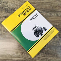 Operators Manual For John Deere 4230 & 4430 Tractor Owners Maintenance Printed