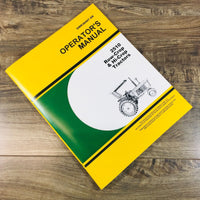 Operators Manual For John Deere 2510 Row-Crop & High-Crop Tractors Owners