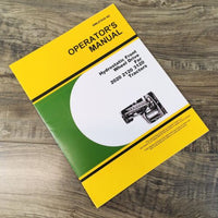 Operators Manual For John Deere Hydrostatic Front Wheel Drive for 2020 2120 3120