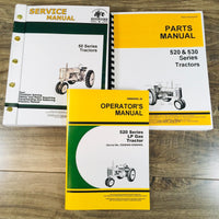 Service Parts Operators Manual Set For John Deere 520 Tractor LP-Gas 5200000-UP