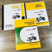 Service Parts Operators Manual Set For John Deere 301A 301-A Loader Tractor JD