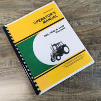 Operators Manual For John Deere 940 1040 1140 Tractor Owners Book Maintenance JD