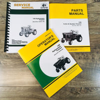 Service Parts Operators Manual Set For John Deere 140 Hydrostatic Tractor 56500-