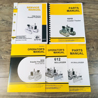 Service Parts Operators Manual Set For John Deere 1010 Crawler Dozer 42001-up