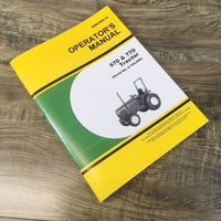 Operators Manual For John Deere 670 & 770 Tractor Owners Book SN 0-100000