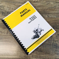 Parts Manual For John Deere 40 Series Self Propelled Combine Catalog Assembly JD