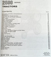 Service Parts Operators Manual Set For John Deere 2510 Series Tractor Repair