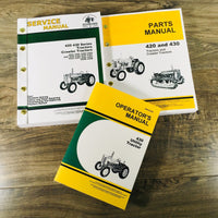 Service Parts Operators Manual Set For John Deere 430 430U Tractor Catalog Owner