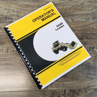 Operators Manual For John Deere 544D Wheel Loader Owners Book Maintenance JD