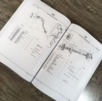 Parts Manual Set For John Deere 4420 Combine w/Cutting Platform Catalog Assembly