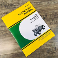 Operators Manual For John Deere 140 Hydrostatic Tractor Owners SN 10001-22400