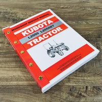 Kubota L2050 L2050DT Tractor Service Manual Repair Shop Technical Book Workshop