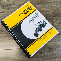 Operators Manual For John Deere 315C Slideshift Backhoe Loader Tractor Up-761934