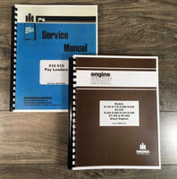 International 510 Pay Loader Service Manual Set Workshop Repair Shop Book D-268