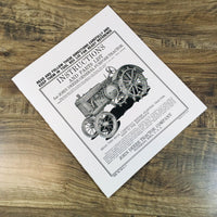 Parts Manual For John Deere General Purpose Tractor Catalog Book Assembly JD