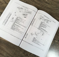 Service Parts Manual Set For John Deere 500A Backhoe Loader Tractor SN 123,114-