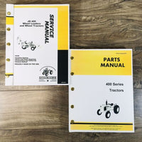 Service Manual Parts Catalog John Deere 400 Jd400 Wheel Tractor Loader Repair JD