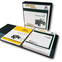 Service Parts Manual Set For John Deere 317 Hydrostatic Tractor Repair Shop Book