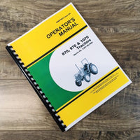 Operators Manual For John Deere 870 970 1070 Tractor Owners Book SN 1001-99999