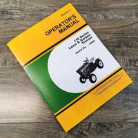 Operators Manual For John Deere 110 Lawn Garden Tractor Owners Book SN 0-3550 JD