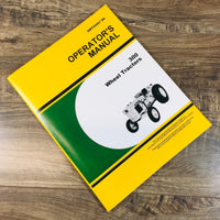 Operators Manual For John Deere 300 Wheel & Turf Tractors Owners Book JD300