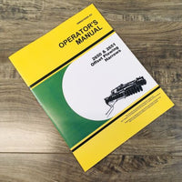 Operators Manual For John Deere 2650 2651 Offset Plowing Harrows Owners Book JD