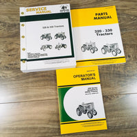 Service Parts Operators Manual Set For John Deere 320 Tractor SN 0325001-Up JD