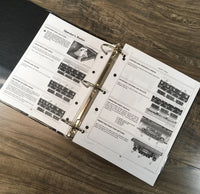 Service Manual Set For John Deere 8850 Tractor Repair Shop Workshop SN 0-6500