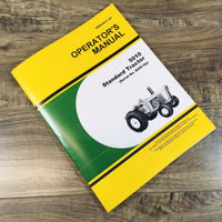 Operators Manual For John Deere 5010 Tractor Owners Book Maintenance SN 8000-UP