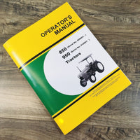 Operators Manual For John Deere 850 (9001- ) 950 (12008- ) Tractor Owners