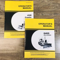 Operators Manual Set For John Deere 450B Crawler w/ 6405 Bulldozer Owners JD