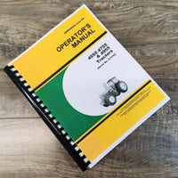 Operators Manual For John Deere 4555 4755 4955 Tractors Owners Book Maintenance