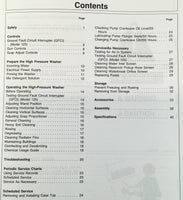 Operators Manual For John Deere 125 & 140 High Pressure Washer SN 311713-UP JD