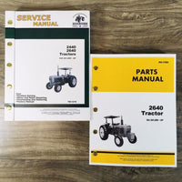 Service Parts Manual Set For John Deere 2640 Tractor S/N 341,000-Up Catalog Shop