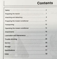 Operators Manual For John Deere 1326 1327 Impeller Mower Conditioners Owners JD