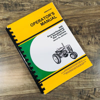 Operators Manual For John Deere 620 LP-Gas Standard & GP Tractor 623100-Up