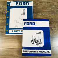 Ford 1900 Tractor Parts Operators Manual Owners Set Catalog Assembly Book