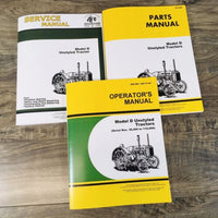 Service Parts Operators Manual Set For John Deere D Unstyled Tractor SN 30400-