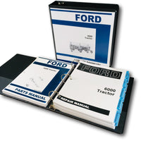 Ford 6000 Tractor Service Parts Manual Repair Shop Set Workshop Catalog Book