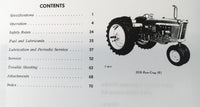 Operators Manual For John Deere 1010 Tractor SN 42001-up Owners Maintenance JD