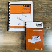 Case 800 Terratrac Crawler Manual Parts Catalog Operators Owners Set Catalog